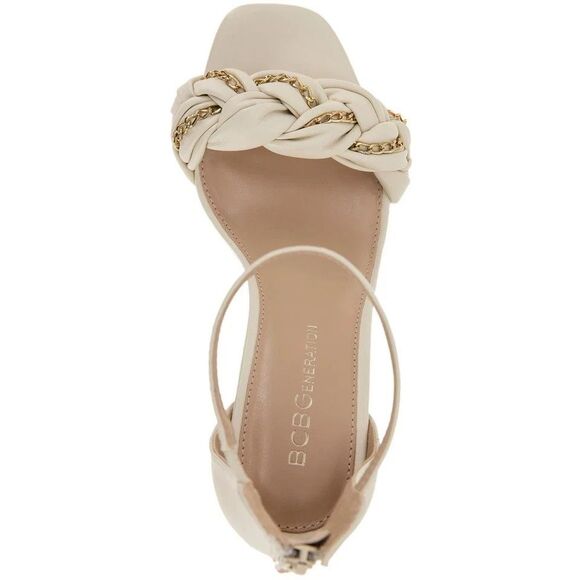 BCBGeneration Women's Isabel Braided Sandal - Bianca, 10M - Picture 2 of 3